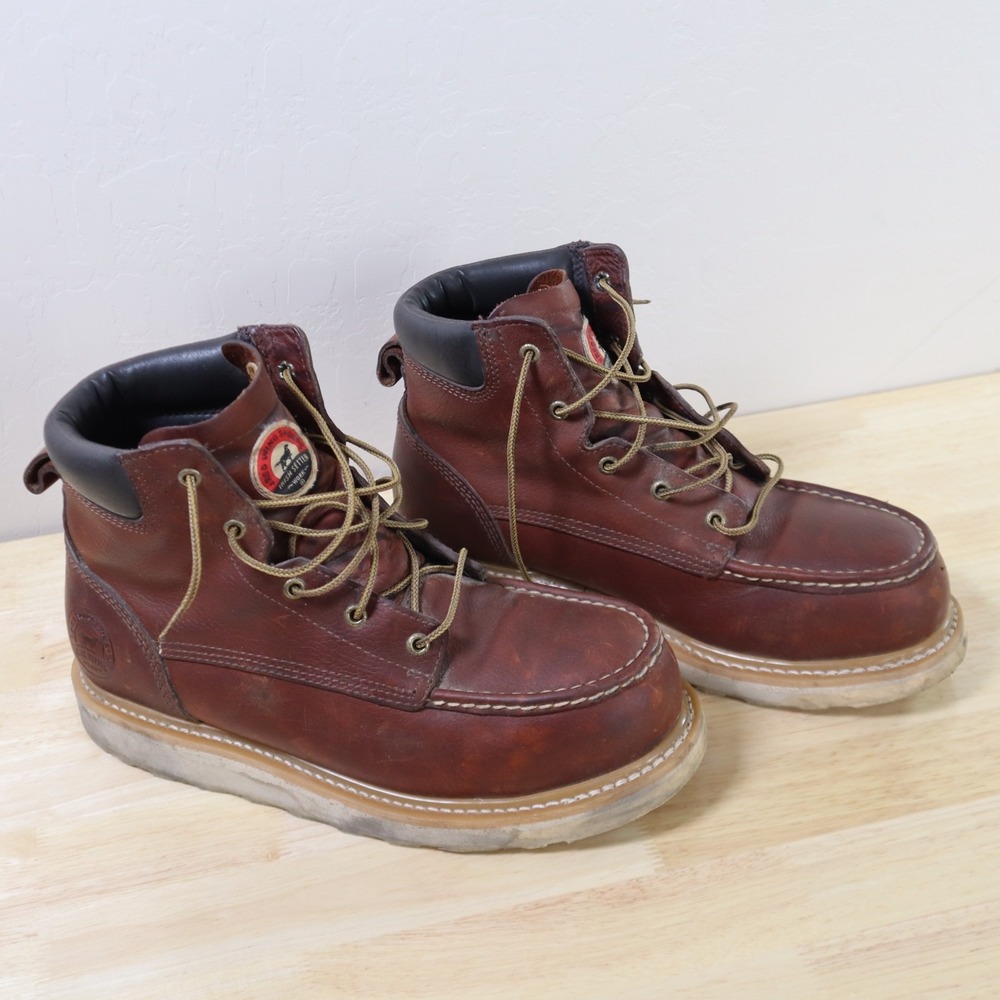 Red Wing Irish Setter Men's 6" Ashby Aluminum Toe Work Boot Brown 83606 Size 11D